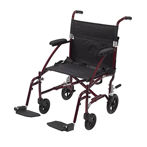 Lightweight Aluminum Transport Chair